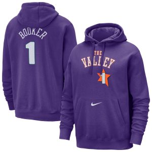 Nike Prime Devin Booker Phoenix Suns Purple 2024/25 City Edition Name & Number Pullover Hoodie Be the first! Order this trendy jersey ahead of the crowd.