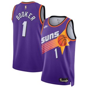 Nike Devin Booker Prime Phoenix Suns Purple Swingman Jersey Classic Edition Limited edition! Don't miss your chance to own this unique jersey.