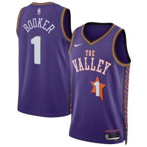 Nike Devin Booker Gorgeous Phoenix Suns Unisex Purple 2024/25 Swingman Player Jersey City Edition New arrival! Check out this fresh and exciting jersey.