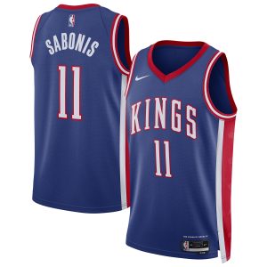 Nike Domantas Sabonis Sacramento Kings Unisex Blue 2024/25 Glamorous Swingman Player Jersey City Edition Customizable! Personalize this great jersey.