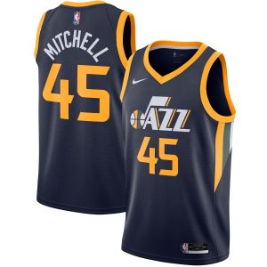 Nike Donovan Mitchell Utah Jazz Navy 2020/21 Swingman Prime Jersey Icon Edition Collector's item! A rare addition to any collection.