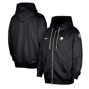 Nike Golden State Warriors Black Authentic Standard Issue Full Zip Outstanding Hoodie Jacket For the true fans! Secure this authentic jersey now.