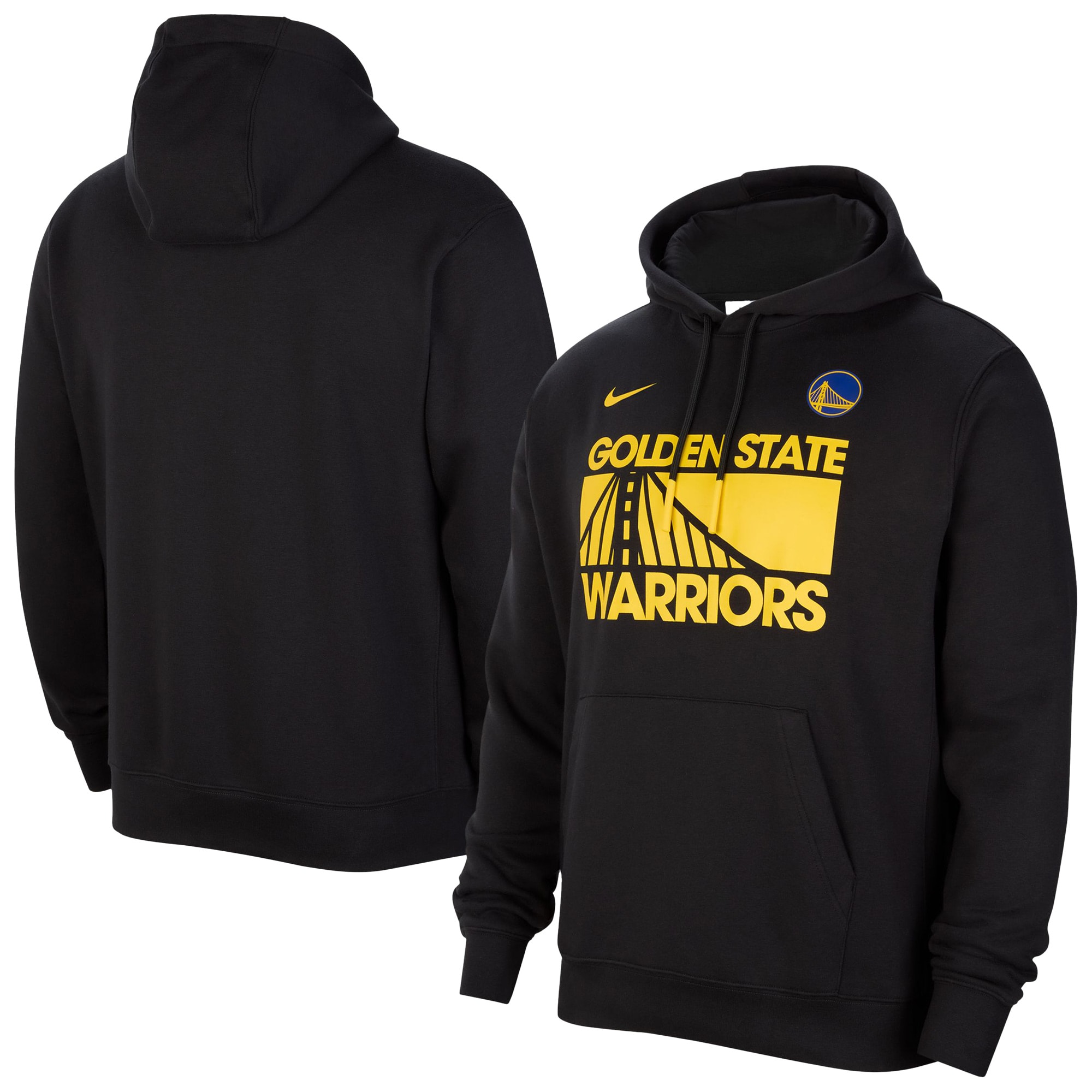 Nike Golden State Warriors Black Amazing Courtside Club Pullover Hoodie Proven quality! Invest in this reliable jersey.