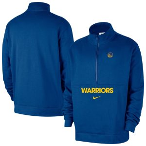 Nike Golden State Warriors Blue Courtside Club Gorgeous Half Zip Jacket For the true fans! Secure this authentic jersey now.