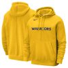 Nike Golden State Warriors Gold Courtside Versus Stitch Delightful Split Pullover Hoodie Sports enthusiasts