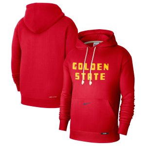 Nike Golden Phenomenal State Warriors Red 2024/25 City Edition Courtside Standard Issue Pullover Hoodie Designed for performance! Get this functional jersey.
