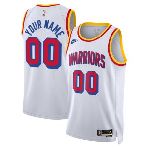 Nike Golden Luxurious State Warriors Unisex Adult White Swingman Custom Jersey Classic Edition Exclusive design! Own a jersey like no other.