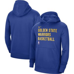 Nike Splendid Golden State Warriors Unisex Royal 2023/24 Performance Spotlight On Court Practice Pullover Hoodie Designed for performance! Get this functional jersey.