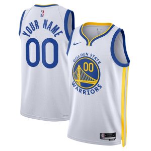 Nike Golden State Warriors Unisex White Swingman Custom Jersey Association Edition Remarkable Be the first! Order this trendy jersey ahead of the crowd.