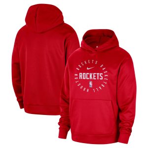 Nike Houston Rockets Red 2024/25 Spotlight On Court Practice Performance Premium - grade Pullover Hoodie Experience luxury! Order this high - end jersey.