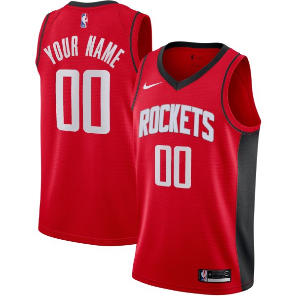 Nike Houston Rockets Red Custom Refined Swingman Jersey Icon Edition High - demand item! Order this sought - after jersey immediately.