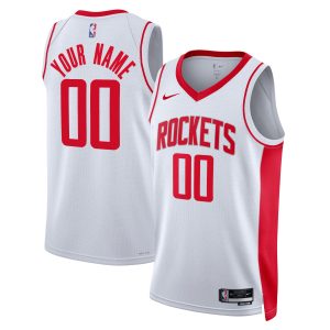Nike Houston Rockets Unisex White Swingman Exquisite Custom Jersey Association Edition Join the elite! Get this exclusive jersey.