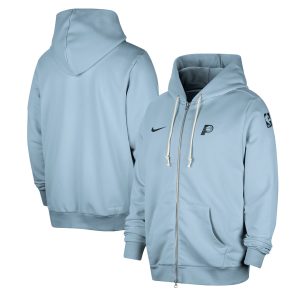 Nike Indiana Pacers Light Blue Authentic Standard Issue Full Zip Hoodie Jacket Impressive Exclusive design! Own a jersey like no other.