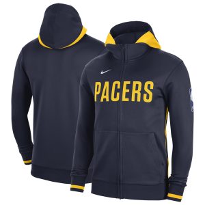 Nike Indiana Pacers Navy Authentic Showtime Impressive Performance Full Zip Hoodie Join the elite! Get this exclusive jersey.