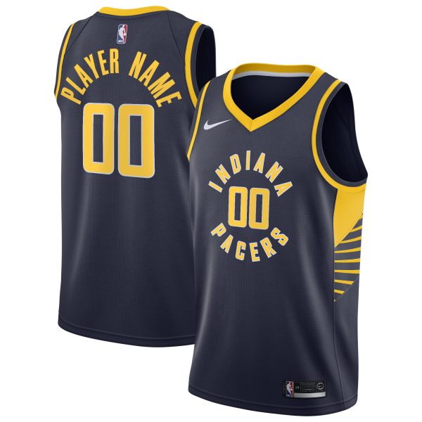 Nike Indiana Pacers Navy Superb Swingman Custom Jersey Icon Edition Authentic look! Wear this genuine jersey.