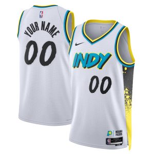 Nike Indiana Pacers Unisex White 2024/25 Splendid Custom Swingman Jersey City Edition Designed for performance! Get this functional jersey.