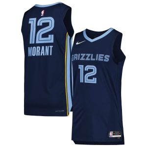 Nike Ja Morant Memphis Grizzlies Navy Authentic Jersey Icon Edition Exceptional Unbeatable style! Get this stylish jersey now.