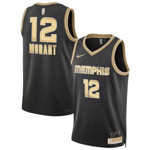 Nike Ja Morant Memphis Grizzlies Unisex Black Select Series Swingman Jersey Premium Exclusive design! Own a jersey like no other.