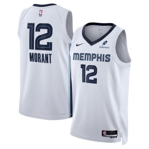 Nike Ja Morant Memphis Grizzlies Exquisite Unisex White Swingman Badge Player Jersey Association Edition Celebrate your team! Order this commemorative jersey.