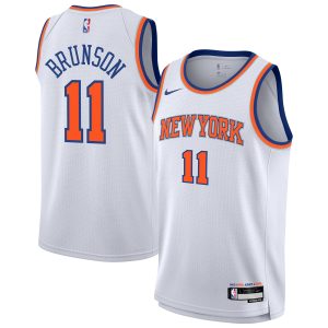 Nike Jalen Brunson New York Knicks Youth White Marvelous Association Swingman Jersey Join the elite! Get this exclusive jersey.