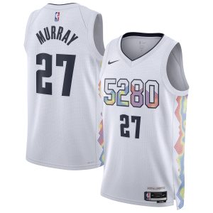 Nike Jamal Murray Denver Nuggets Unisex White 2024/25 Swingman Player Captivating Jersey City Edition Fan favorite! Join thousands who love this premium jersey.