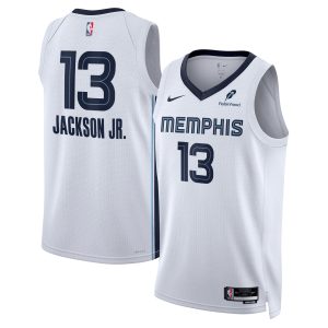 Nike Jaren Jackson Jr. Memphis Grizzlies Unisex White Swingman Badge Player Jersey Splendid Association Edition Flash sale! Snag this great jersey at a discounted price.