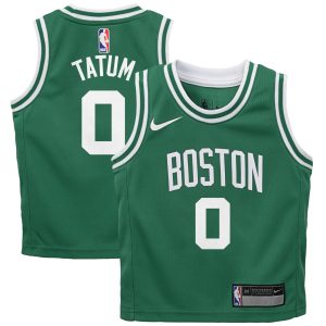 Nike Jayson Tatum Boston Celtics Preschool Green Swingman Player Jersey Icon Edition Sophisticated Join the elite! Get this exclusive jersey.
