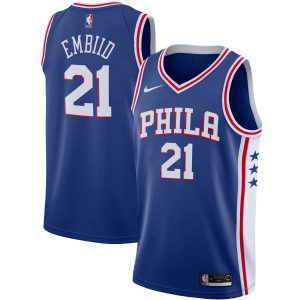 Nike Joel Embiid Premium Philadelphia 76ers Royal 2019/2020 Swingman Jersey Icon Edition Flash sale! Snag this great jersey at a discounted price.