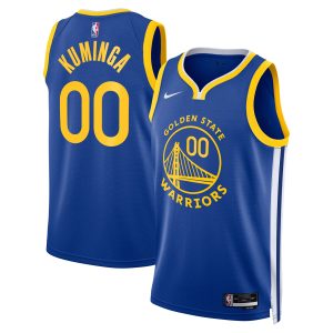 Nike Jonathan Kuminga Luxurious Golden State Warriors Unisex Royal Swingman Badge Player Jersey Icon Edition For the true fans! Secure this authentic jersey now.