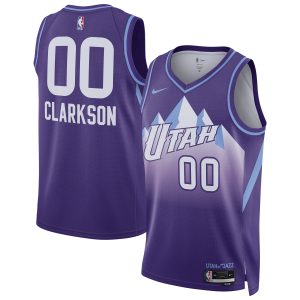 Nike Jordan Clarkson Utah Jazz Luxurious Unisex Purple 2024/25 Swingman Player Jersey City Edition Act fast! Only a handful left. Secure this amazing jersey now.