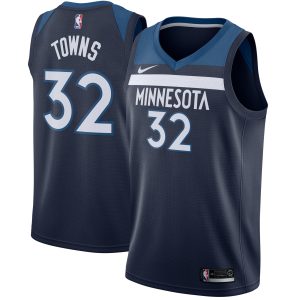 Nike Karl Magnificent Anthony Towns Minnesota Timberwolves Navy Swingman Jersey Icon Edition Experience luxury! Order this high - end jersey.
