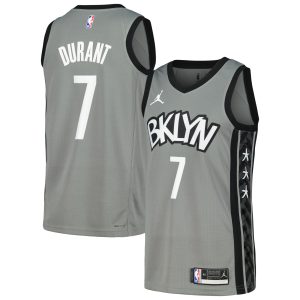 Nike Delightful Kevin Durant Brooklyn Nets Gray Swingman Player Jersey Statement Edition Don't be left out! Get this stylish jersey and show your team pride.