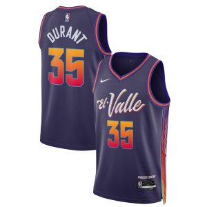 Nike Kevin Durant Phoenix Notable Suns Unisex Purple 2023/24 Swingman Jersey City Edition Designed for performance! Get this functional jersey.