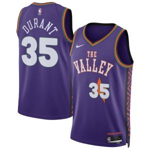 Nike Kevin Durant Phoenix Suns Unisex Purple 2024/25 Swingman Remarkable Player Jersey City Edition Exclusive design! Own a jersey like no other.