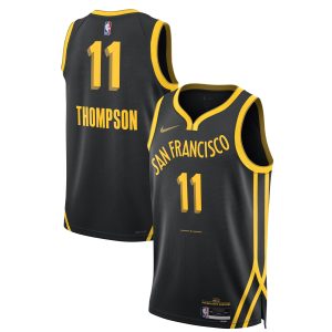 Nike Klay Thompson Golden State Warriors Unisex Exquisite Black 2023/24 Swingman Jersey City Edition Proven quality! Invest in this reliable jersey.