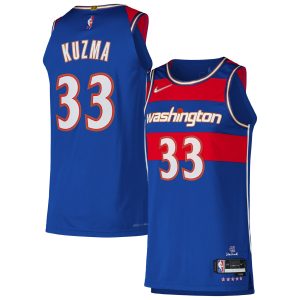 Nike Kyle Kuzma Washington Wizards Royal Authentic Player Gorgeous Jersey City Edition High - demand item! Order this sought - after jersey immediately.
