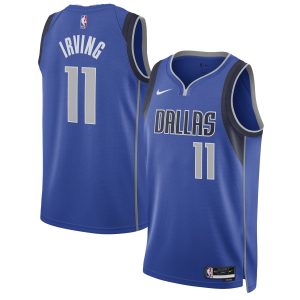 Nike Kyrie Irving Dallas Mavericks Unisex Outstanding Blue Swingman Jersey Icon Edition Collector's item! A rare addition to any collection.
