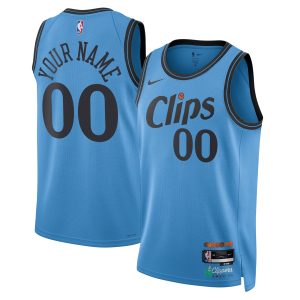 Nike LA Clippers Unisex Classy Light Blue 2024/25 Custom Swingman Jersey City Edition Customizable! Personalize this great jersey.