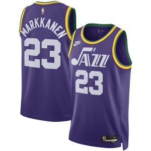 Nike Lauri Markkanen Utah Jazz Unisex Purple 2023/24 Swingman Admirable Replica Jersey Classic Edition High - demand item! Order this sought - after jersey immediately.