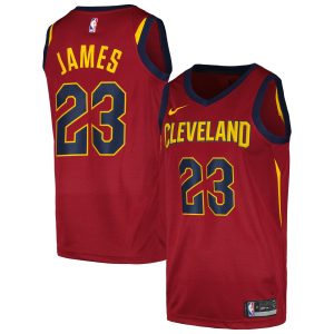 Nike LeBron James Cleveland Cavaliers Wine Swingman Player Outstanding Jersey Icon Edition Perfect fit! Order this comfortable jersey.