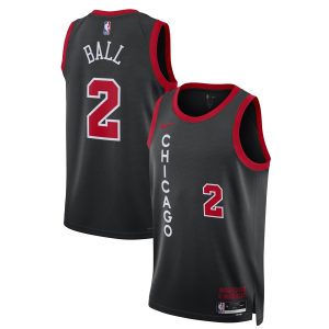 Nike Lonzo Ball Chicago Bulls Unisex Black 2023/24 Swingman Jersey City Impressive Edition Limited edition! Don't miss your chance to own this unique jersey.