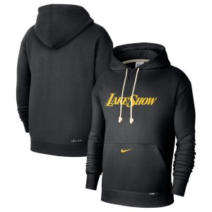 Nike Los Angeles Lakers Black Dashing 2024/25 City Edition Courtside Standard Issue Pullover Hoodie Trending now! Grab this hot jersey while you can.