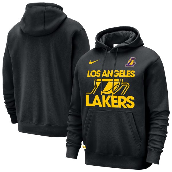 Nike Los Angeles Lakers Fantastic Black Courtside Club Pullover Hoodie Show your dedication! Own this special jersey for your team.