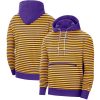 Nike Admirable Los Angeles Lakers Gold/Purple 75th Anniversary Courtside Striped Pullover Hoodie Don't be left out! Get this stylish jersey and show your team pride.