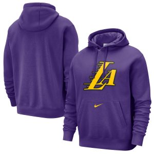 Nike Los Fabulous Angeles Lakers Purple 2024/25 City Edition Essential Club Pullover Hoodie Enhance your game - day look! Get this fashionable jersey.