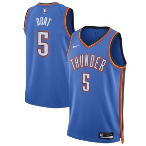 Nike Luguentz Dort Oklahoma City Thunder Unisex Blue Premium Swingman Player Jersey Icon Edition Celebrate your team! Order this commemorative jersey.