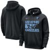 Nike Memphis Grizzlies Black Courtside Club Pullover Hoodie Unique Collector's item! A rare addition to any collection.