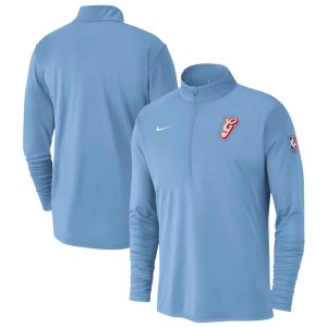 Nike Memphis Grizzlies Light Blue 2024/25 City Edition Magnificent Authentic Coaches Performance Half Zip Top Flash sale! Snag this great jersey at a discounted price.
