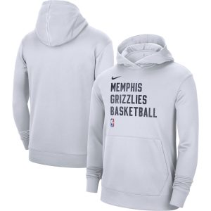 Nike Memphis Grizzlies Unisex White 2023/24 Performance Spotlight On Unique Court Practice Pullover Hoodie Experience luxury! Order this high - end jersey.