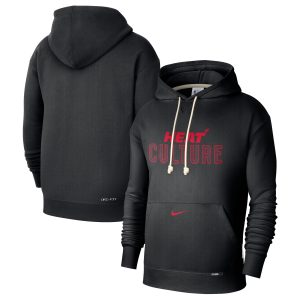 Nike Miami Heat Black 2024/25 City Edition Courtside Standard Issue Pullover Hoodie Premium - grade Trending now! Grab this hot jersey while you can.